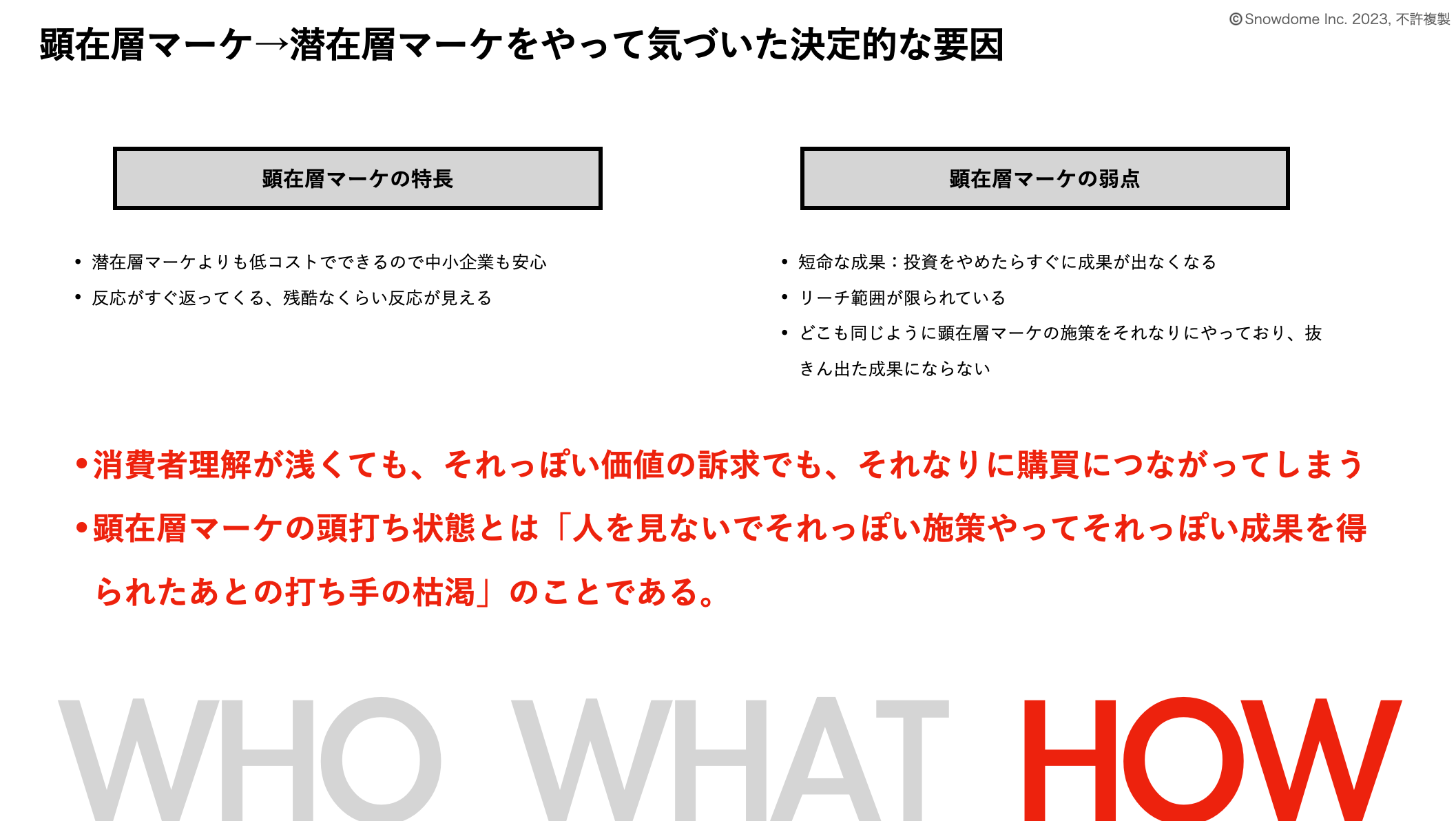 顕在層マーケ→潜在層マーケをやって気づいた決定的な要因
