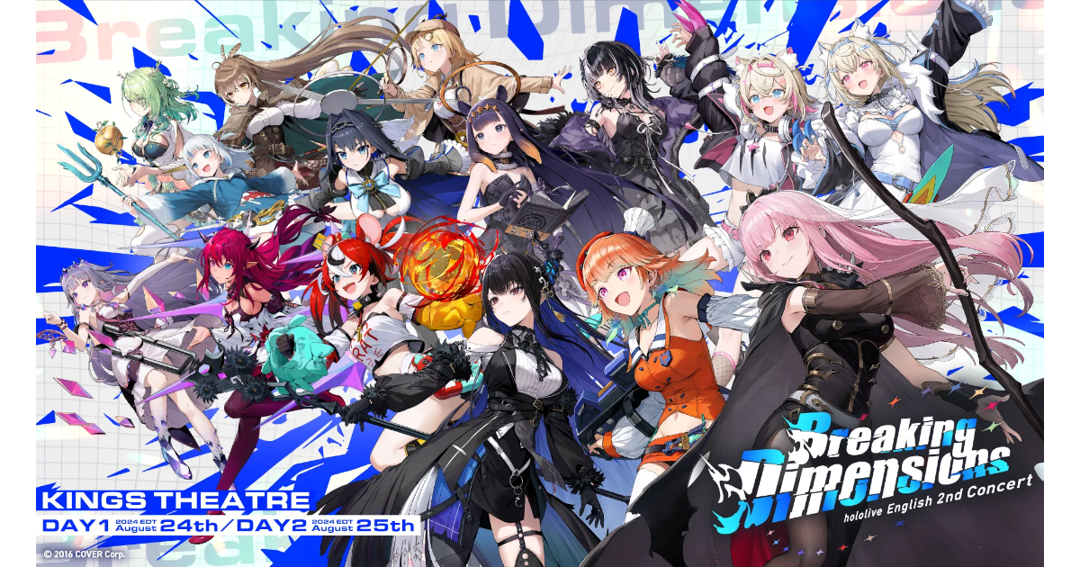 hololive English 2nd Concert キーチェン　アクリル hololive English 2nd Concert -Breaking Dimensions-] Concert