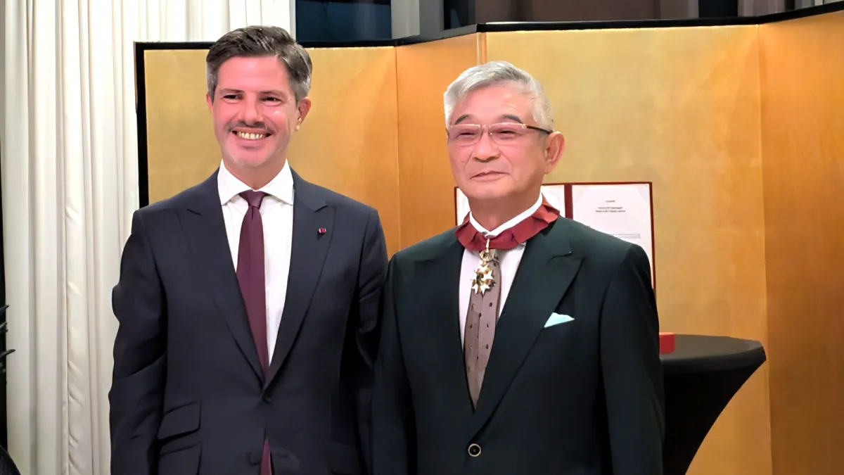 代表取締役社長 山形 隆司、ベルギー王国より「王冠勲章