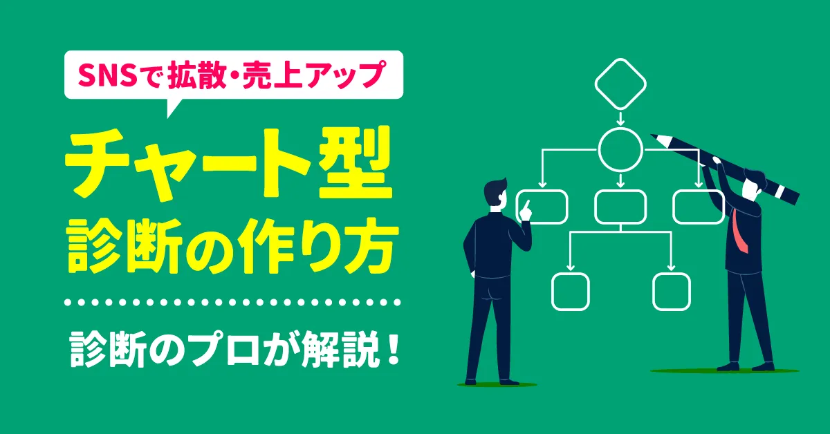 【SNSで拡散・売上アップ】チャート型診断の作り方を診断のプロが解説！