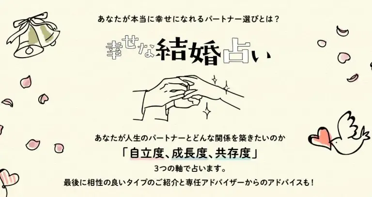 幸せな結婚占い