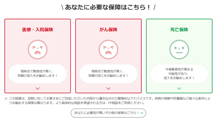はじめての保険診断
