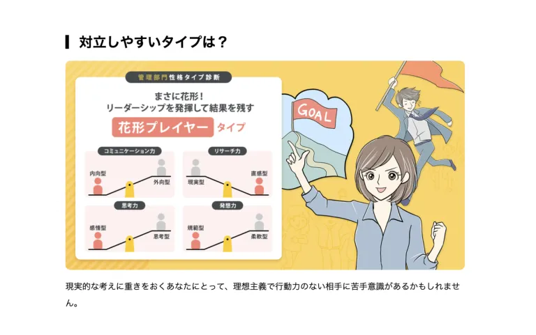管理部門性格タイプ診断