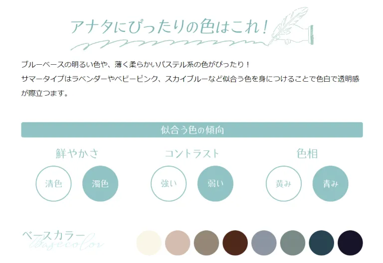 パーソナルカラー診断