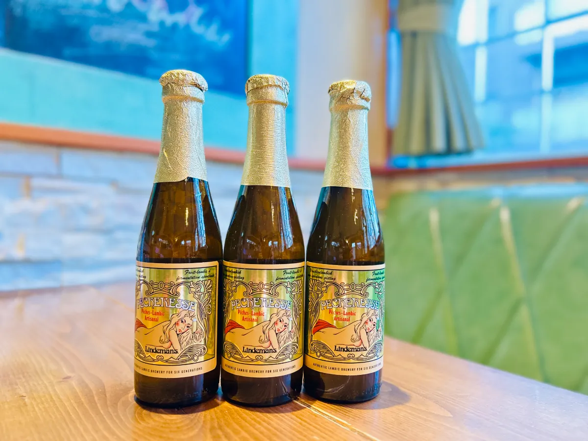 ベルギービール ラベルコレクション リンデマンス・ぺシェリーゼ