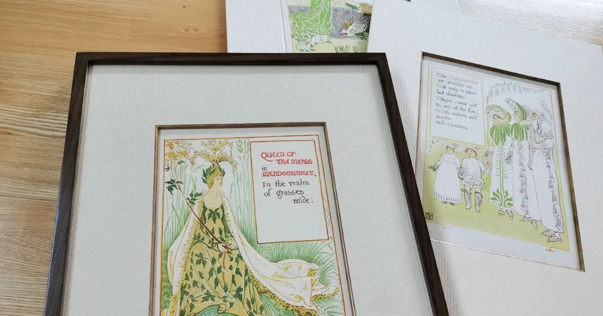 カモミールティーのキング&クィーン 挿し絵額装