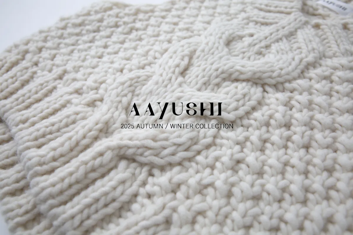 u♡金子綾さん着用 AMOMMA PUFF SLEEVE SWEAT 金子綾さんYouTubeにてAAYUSHIアイテムが再登場！ニット＆シャツ