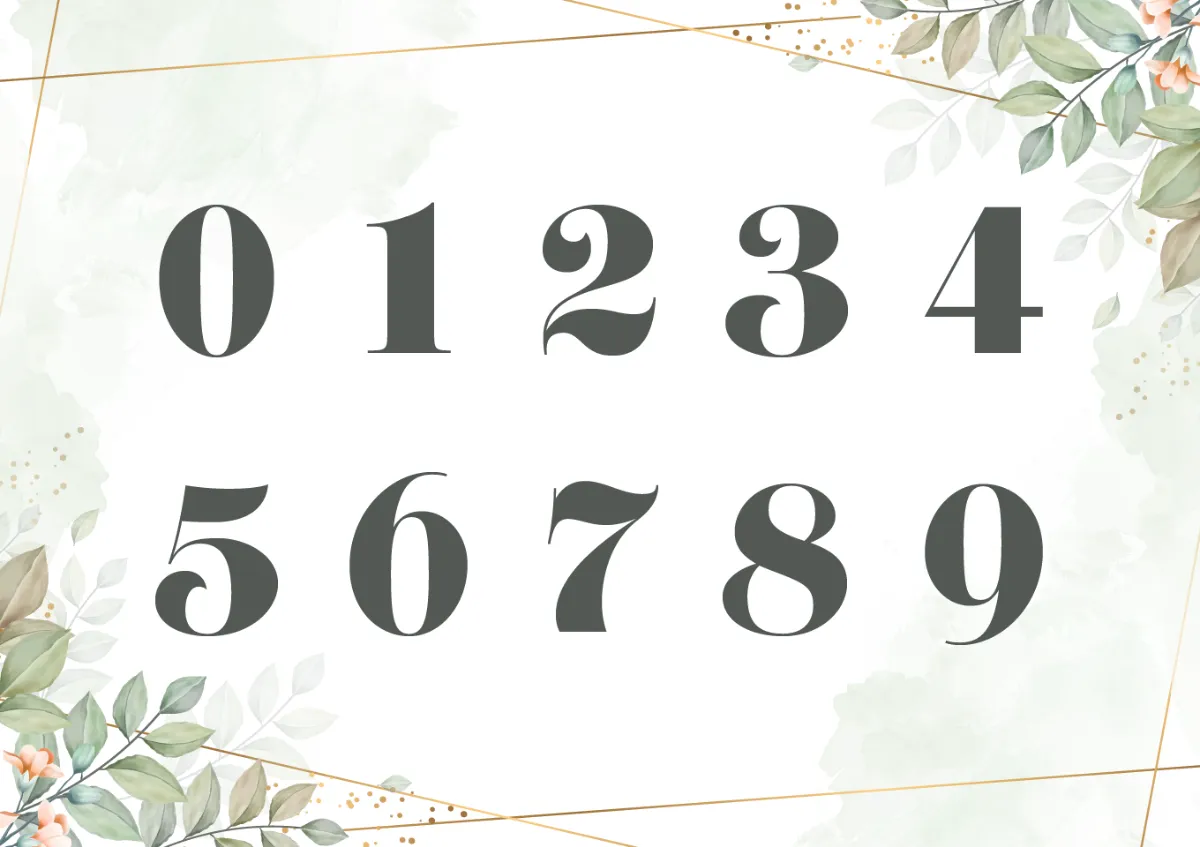 数字 フォント かわいい
