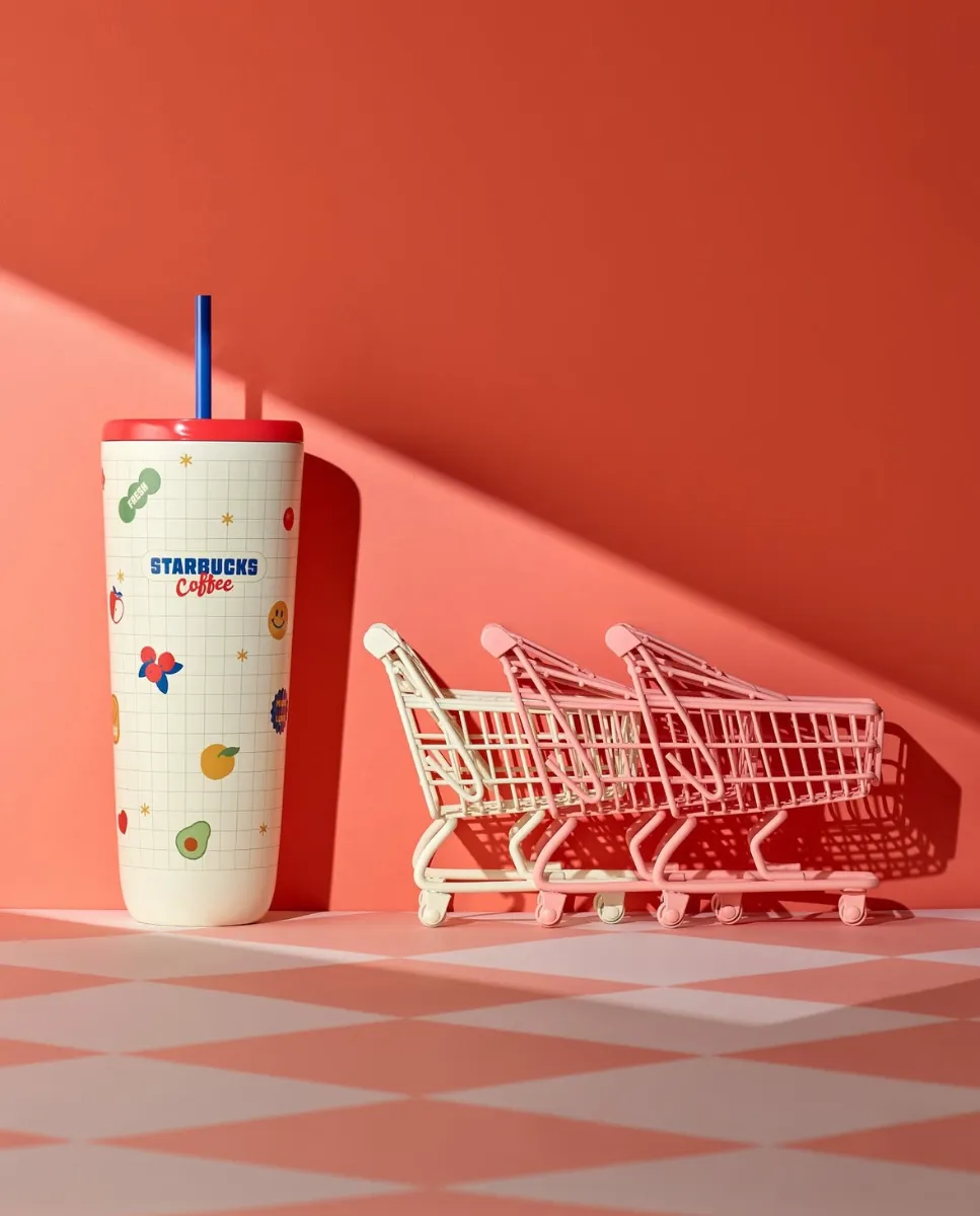 韓国スタバ「GROCERY MARKET」シリーズ登場 秋カラーのタンブラーや