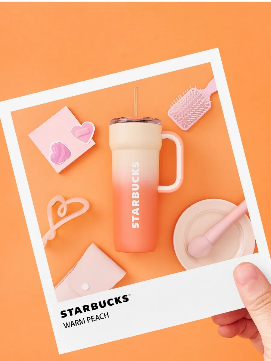 韓国スターバックス×AMUSE限定「CARRY YOUR COLOR」登場！ピーチ