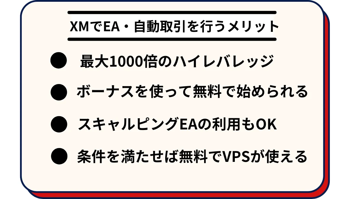 XMTradingのEA（自動売買ツール）の特徴まとめ！禁止事項や設定方法、おすすめの口座タイプについても紹介