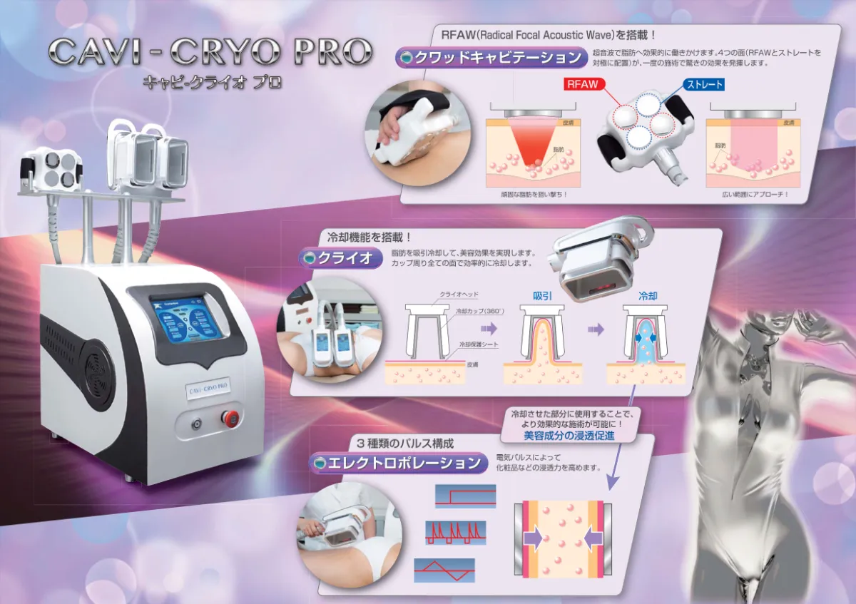 冷却 × 音波 × 浸透」で理想のボディラインへ。 ｜BE MARKS