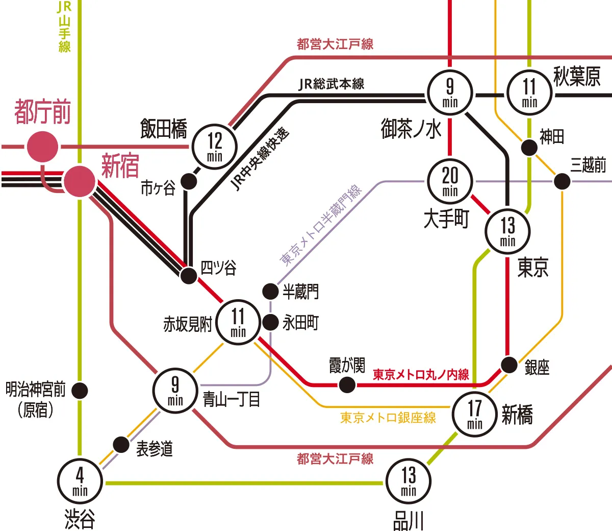 ロケーション｜CIRCLES西新宿 ｜CIRCLES