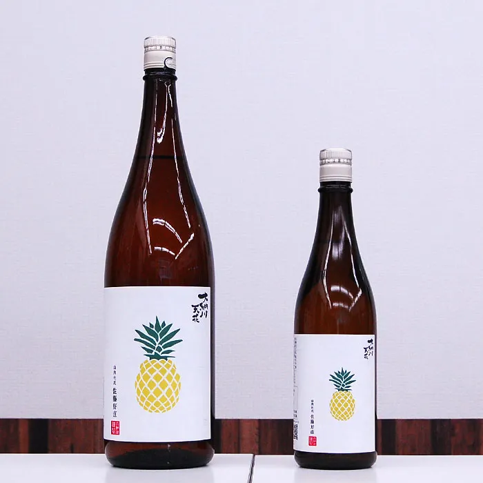 高留酒店 秋田の地酒│【完売】 天花 パイナップルラベル