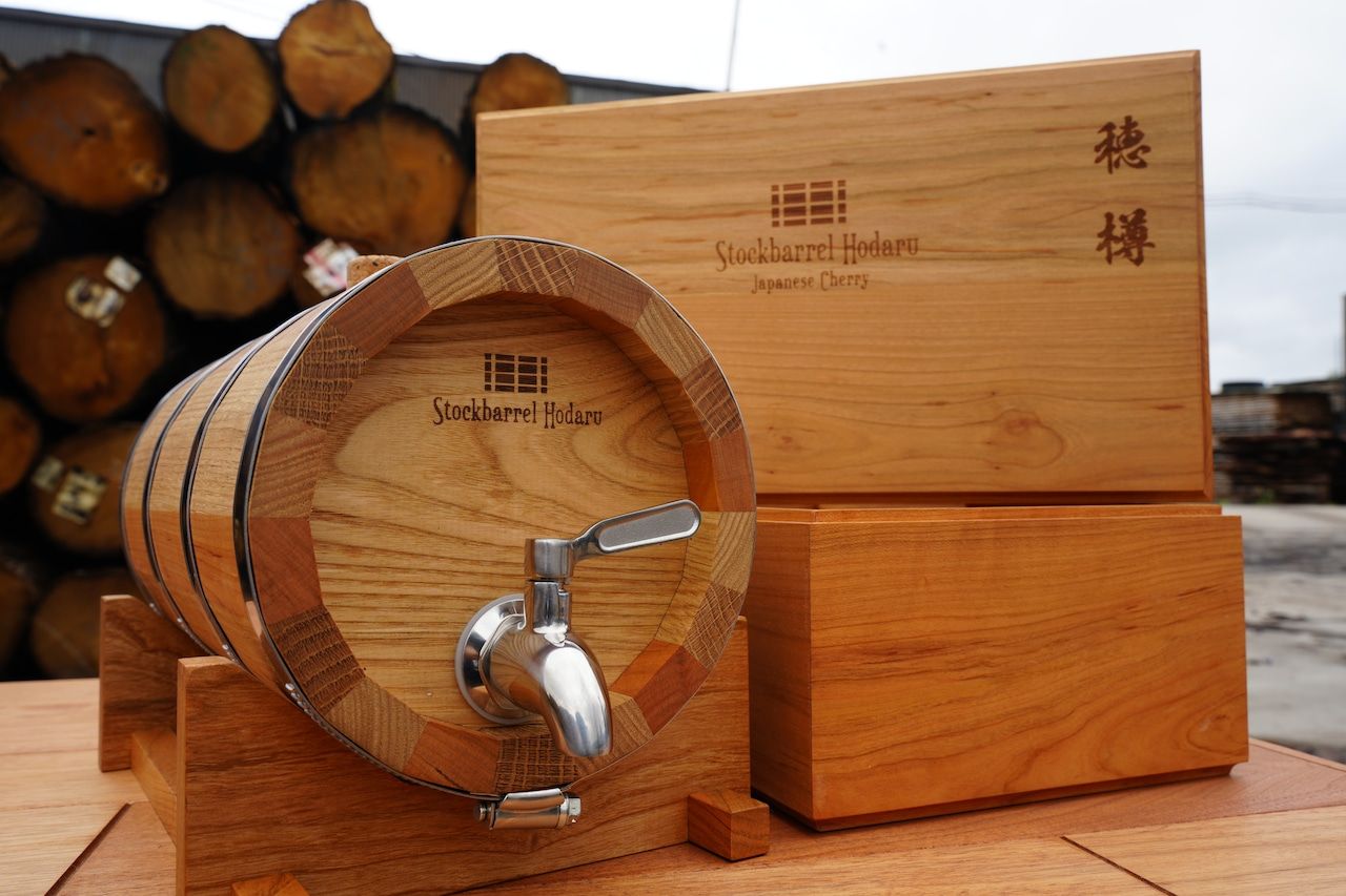 Stockbarrel Hodaru -穂樽-」 東北の木でできた熟成用 十八角樽（蒸留