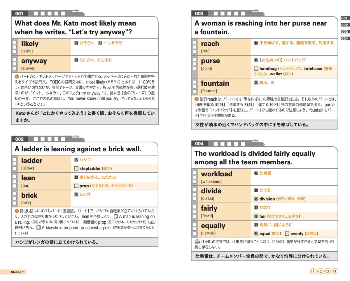 英語ノート by mikan - TOEIC対策向けの単語帳 おすすめ8選【初心者