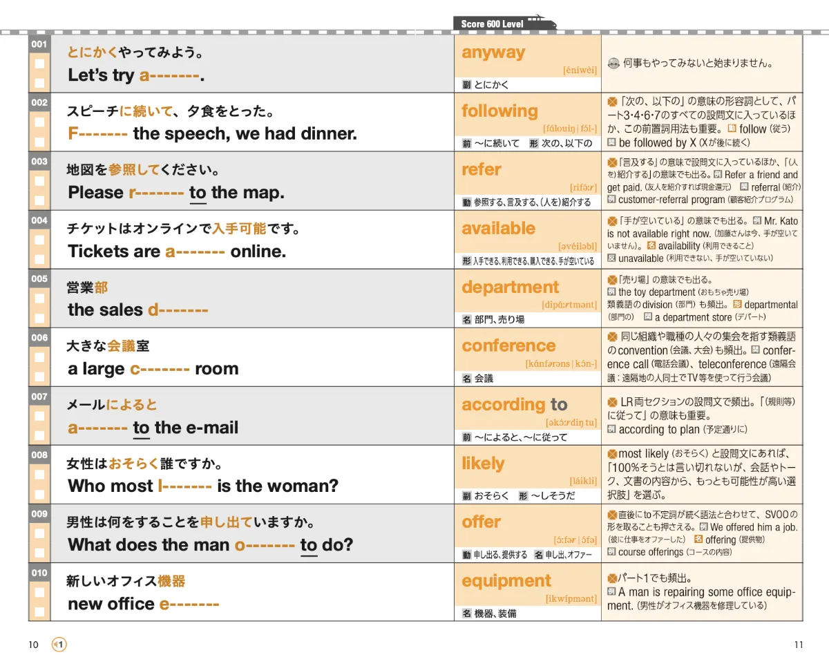 英語ノート by mikan - TOEIC対策向けの単語帳 おすすめ8選