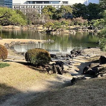 旧芝離宮恩賜庭園を見た