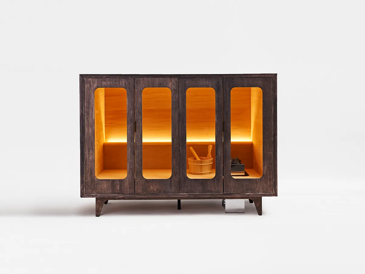 サウナビルダー 屋内サウナ | 4-6人用 | J-WSD-1501 | Bluetoothスピーカー搭載