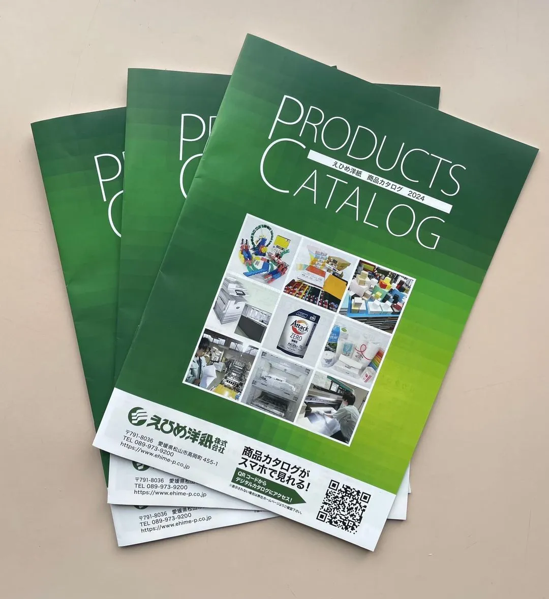 2024年版 えひめ洋紙商品カタログを作成しました キャリアアップ研修