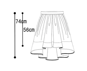 Aria-アリア-フィッシュテールスカートセット | mametto