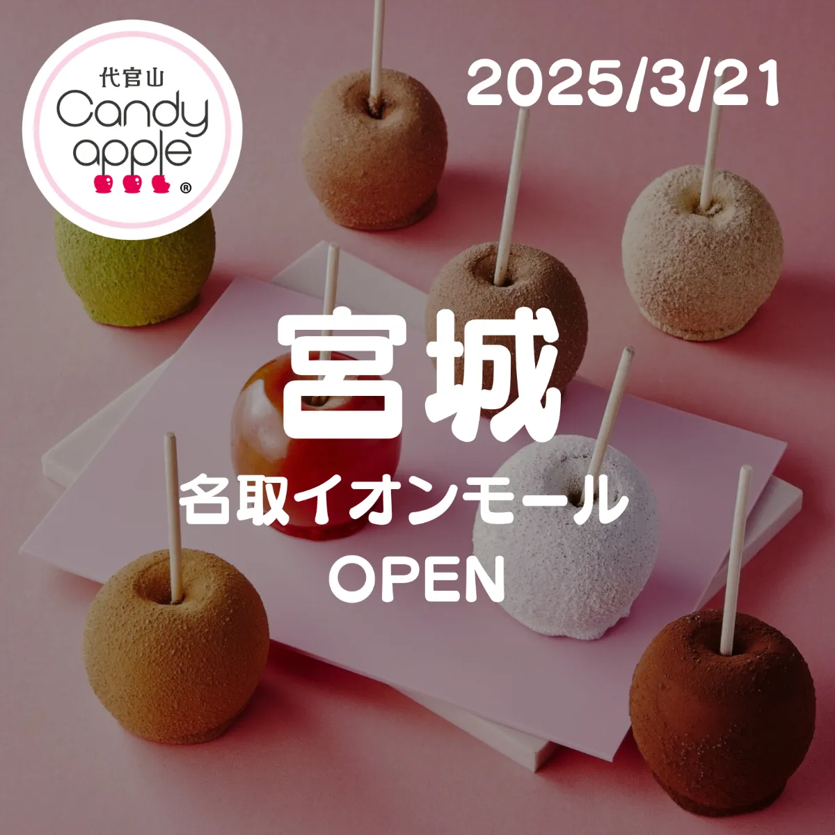りんご飴さま専用 代官山Candy apple | お知らせ