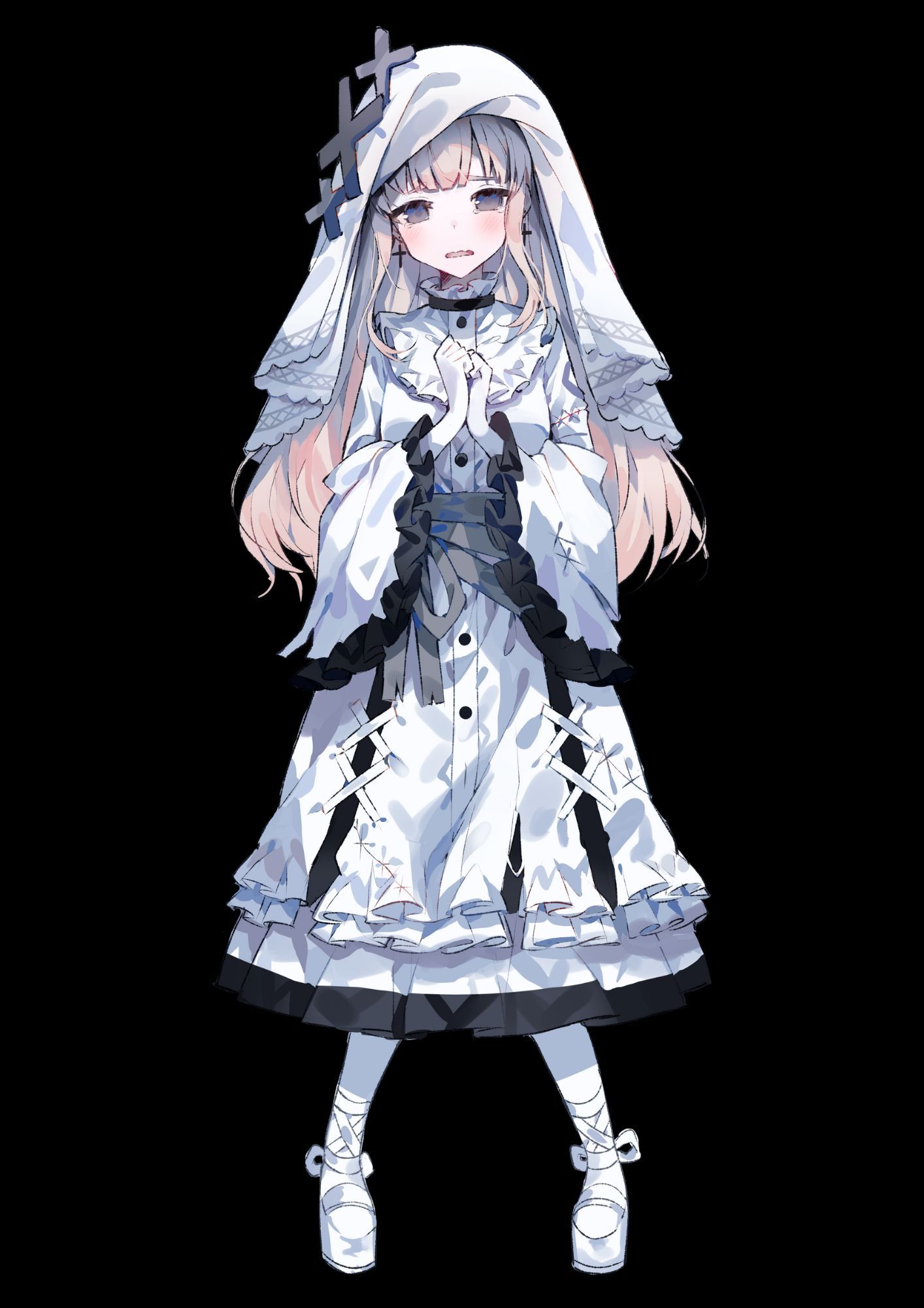 魔法少女ノ魔女裁判 まのさば 黒部ナノカ バースデー イラストカード 魔法少女ノ魔女裁判 まのさば 黒部ナノカ ブロマイド L版 - メルカリ