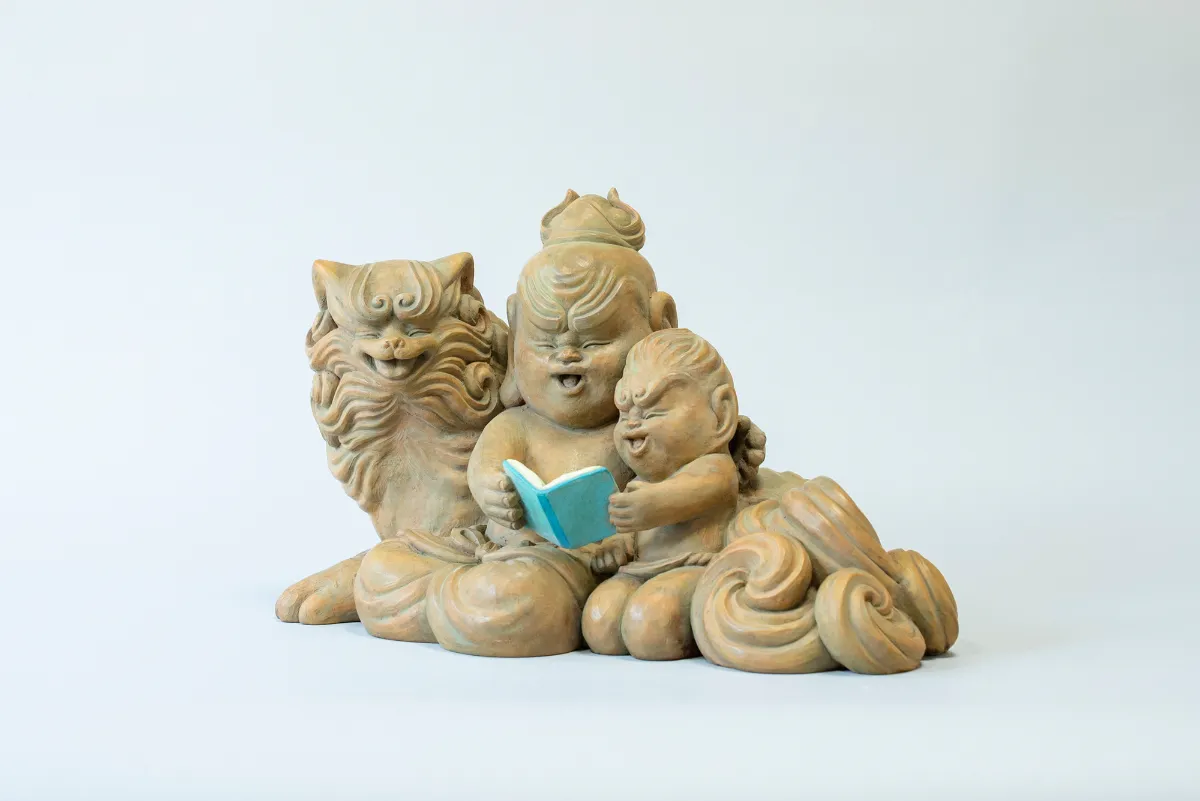 銀座 蔦屋書店にて、4月12日 (土)より、三好桃加 展示「仁王像たちの