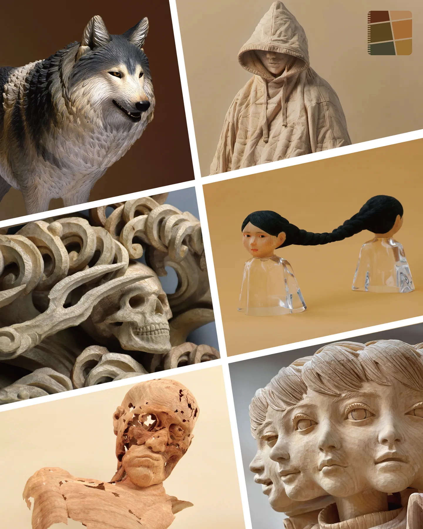 文身　現代彫刻の世界 仏像彫刻の原型 荒彫りから完成まで、仏師が手びき｜青幻舎 SEIGENSHA