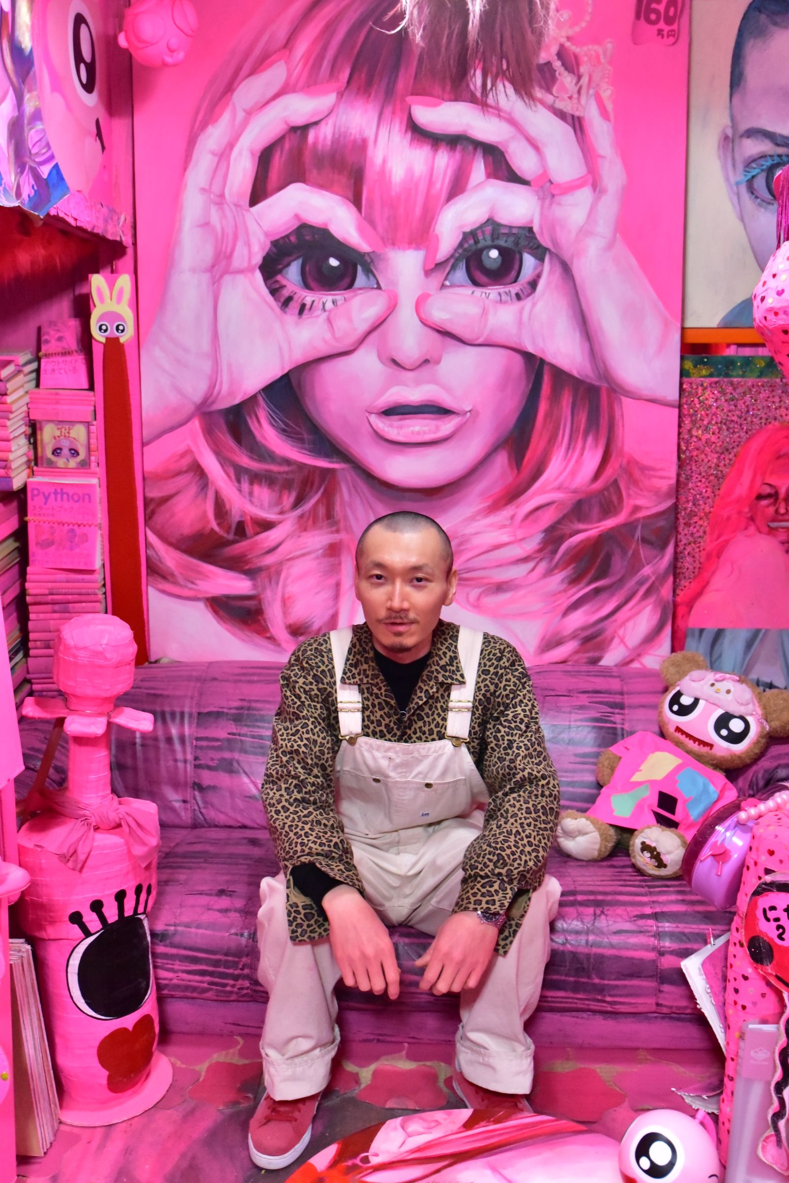 現代アート　オオヤサヤカ　Pink×Pink　ピクン×ピンク　コラージュアート ZIPANG TOURISM: ジパングツーリズム | 日本をよりディープに旅する