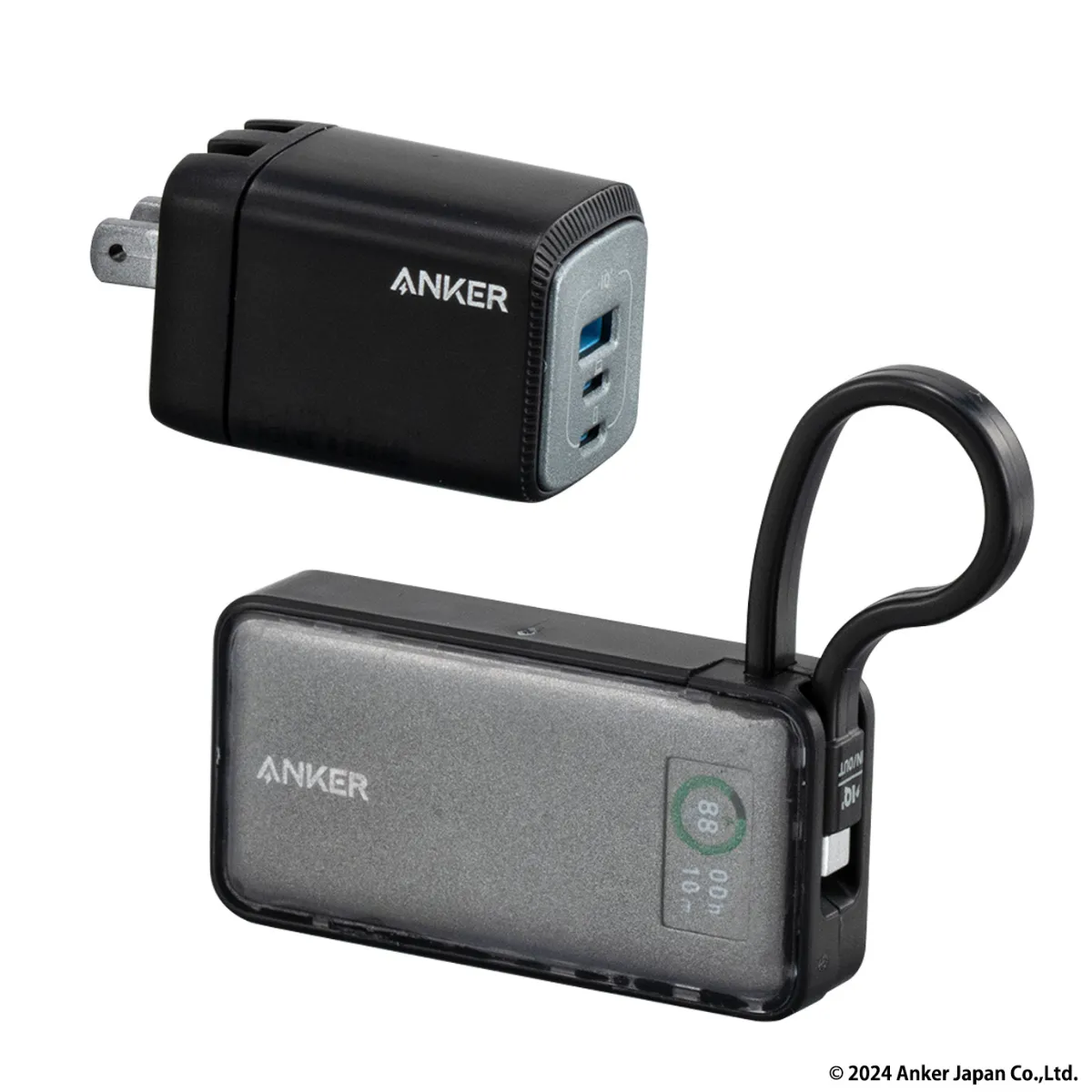 Creative Pebble X + Anker 30wチャージャー セット Creative Pebble X 67W PD アダプターセット - RGB ライティング
