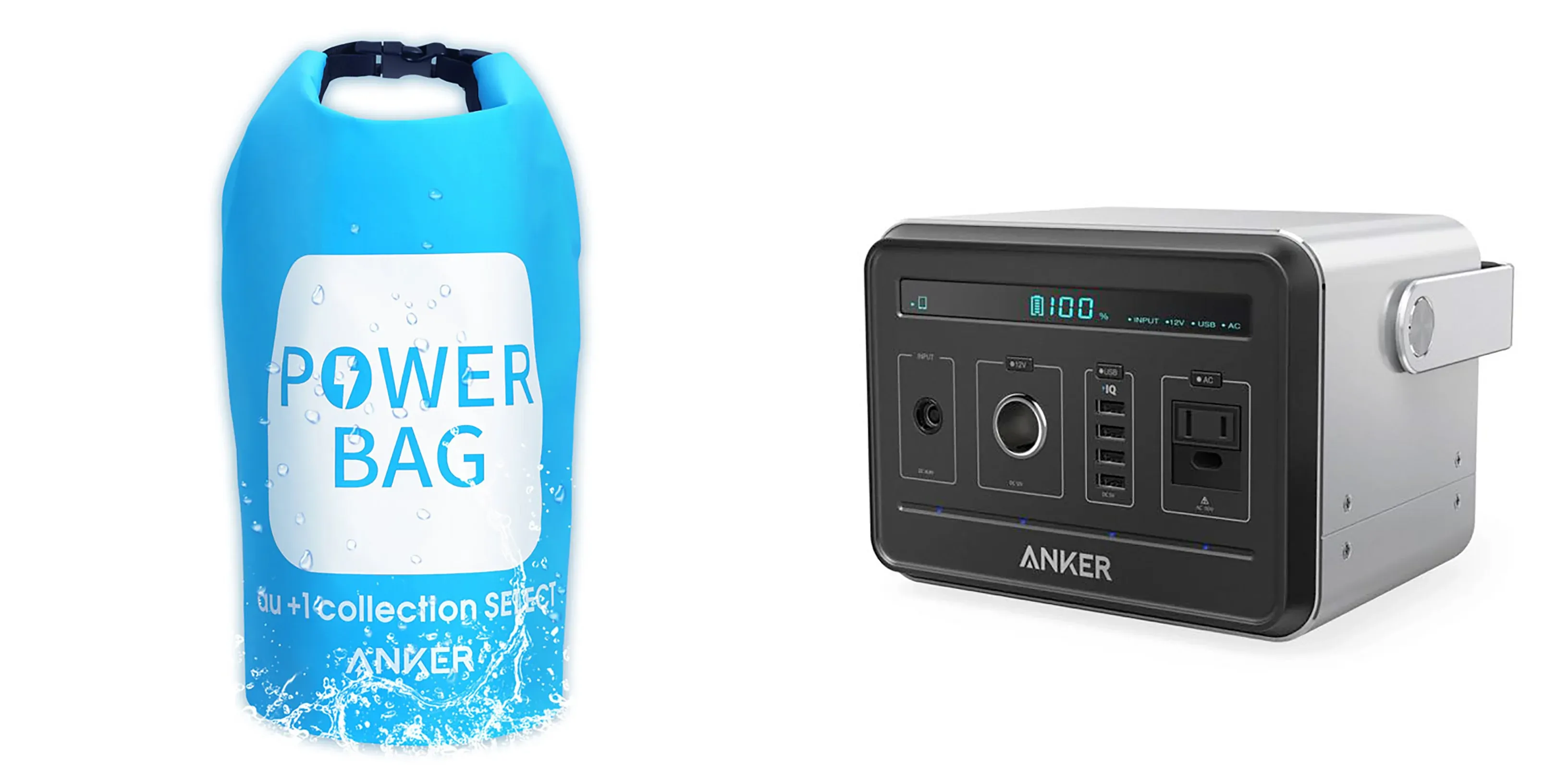 au+1 collection SELECT] Anker PowerBag for au｜防災バックの