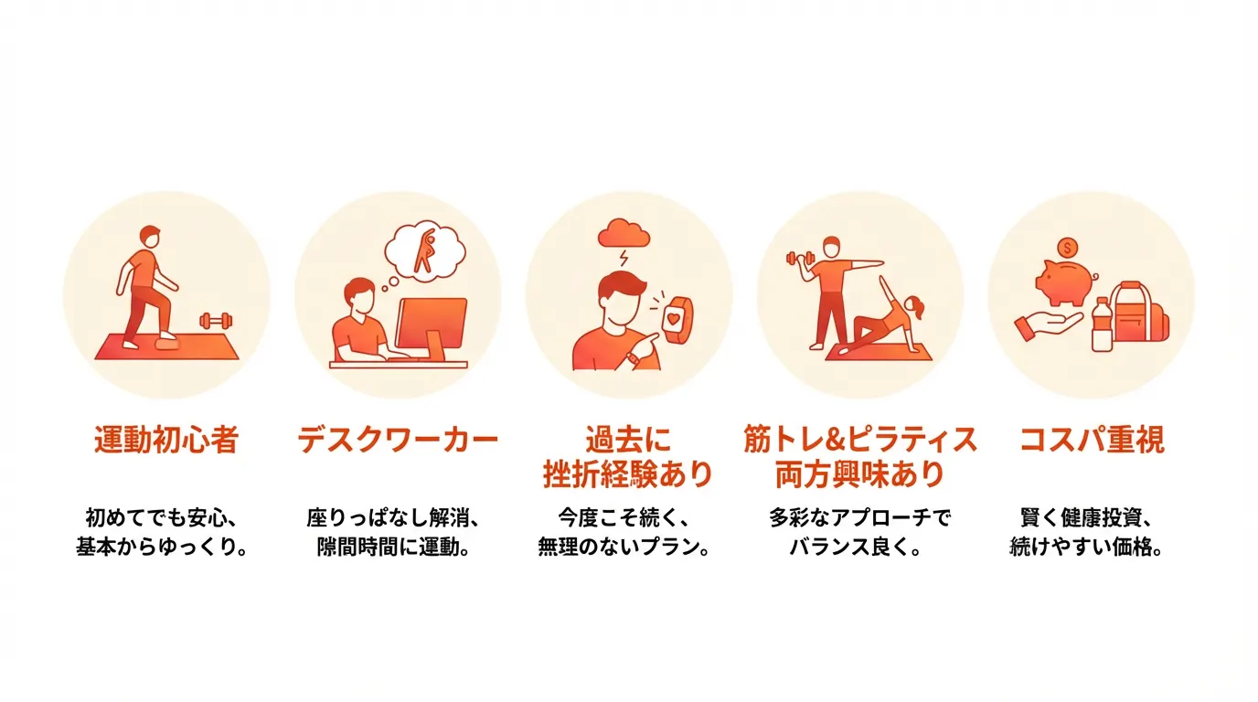 5つのタイプ別におすすめポイントを解説