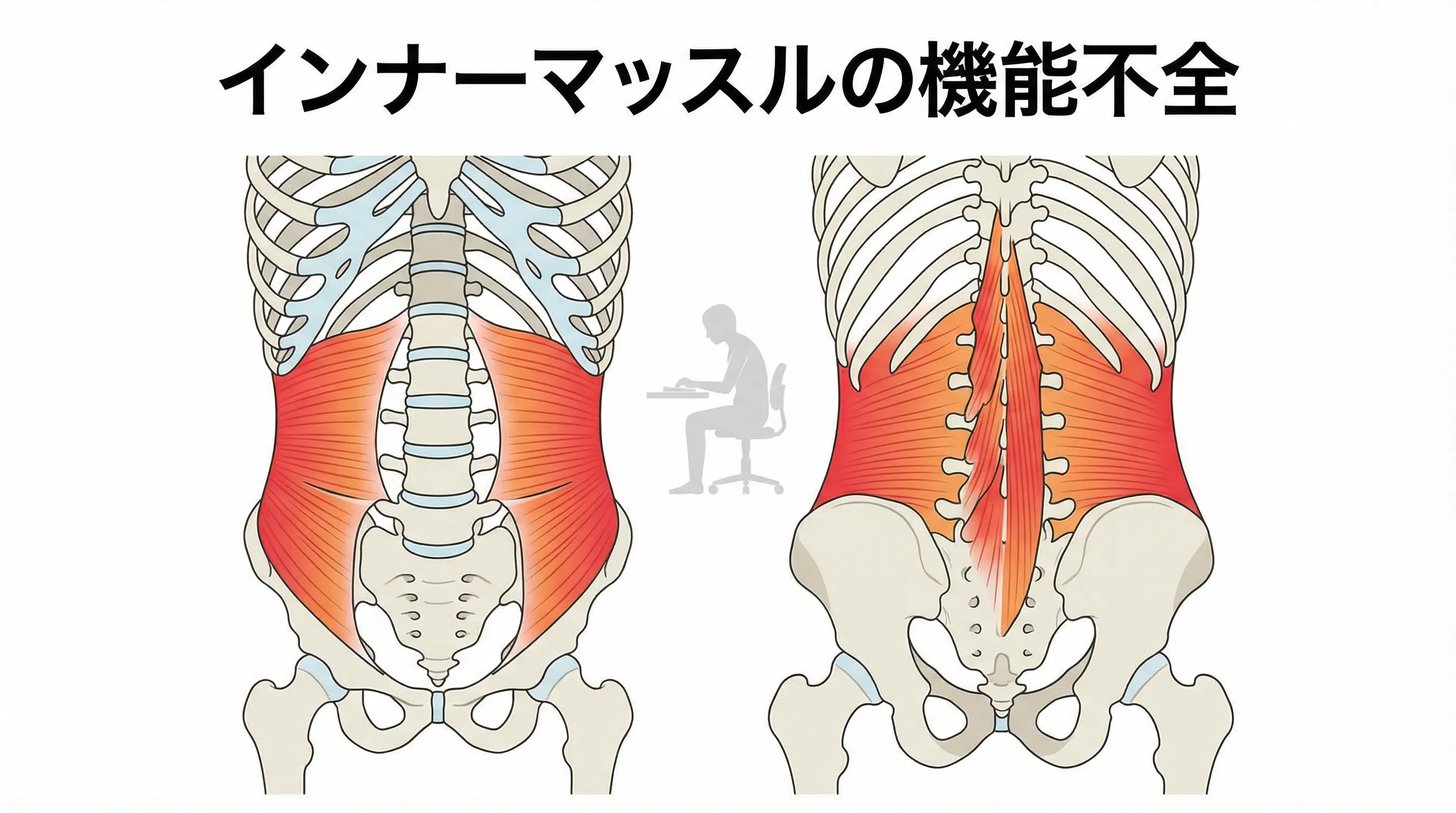 慢性腰痛の原因メカニズムを視覚化