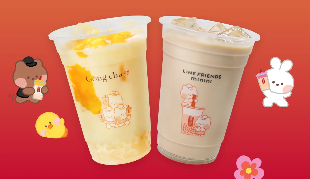 Gong cha with LINE FRIENDS minini」4/17~5/25 | LINE FRIENDS Gong cha with LINE FRIENDS minini」4/17~5/25 | LINE FRIENDS