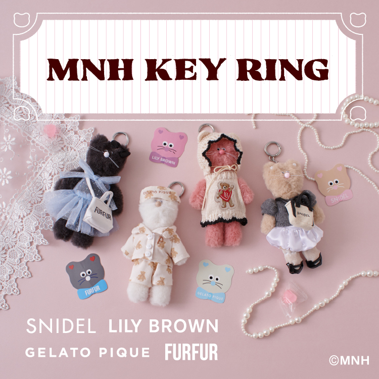 スナイデル　snidel gelato pique | MNHキーリング　セット MASH BLACK FRIDAY」にMNHのキーリングが登場！(11/27〜12/3) | LINE