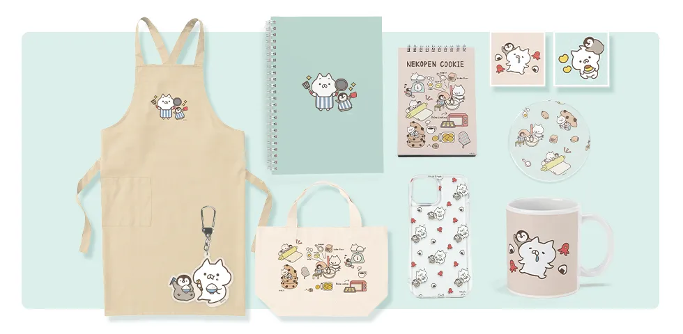 FRIENDS FACTORY」にねこぺん日和 Cooking Studioのアートが登場