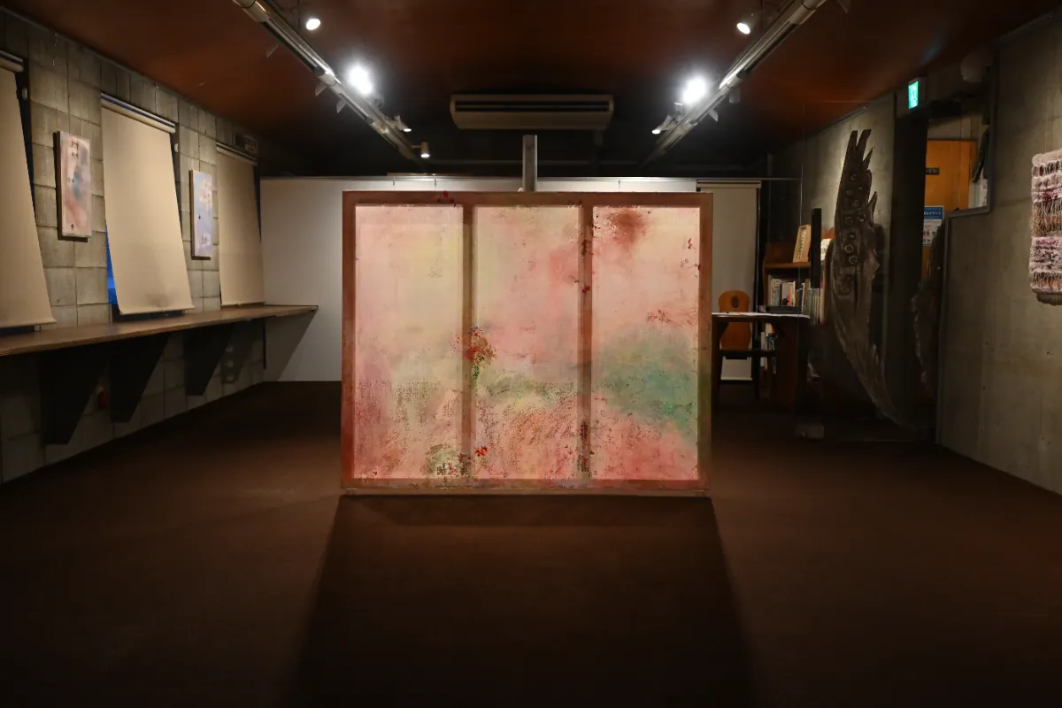 福井守 1点物壁掛けアートワーク（墨染）