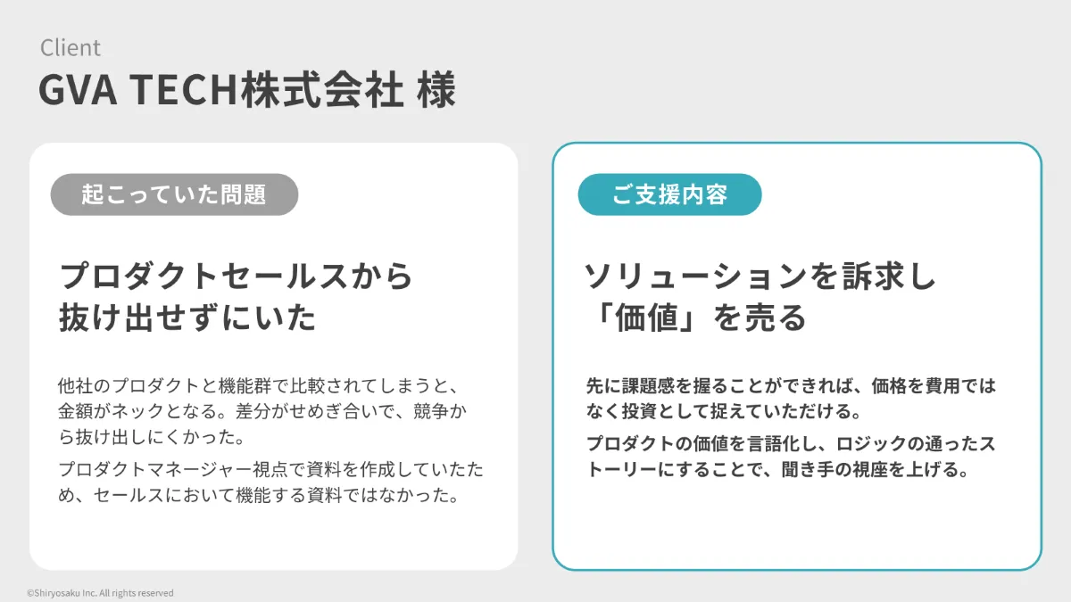 聞き手の視座を上げる言語化で資料請求後の案件化が2倍に