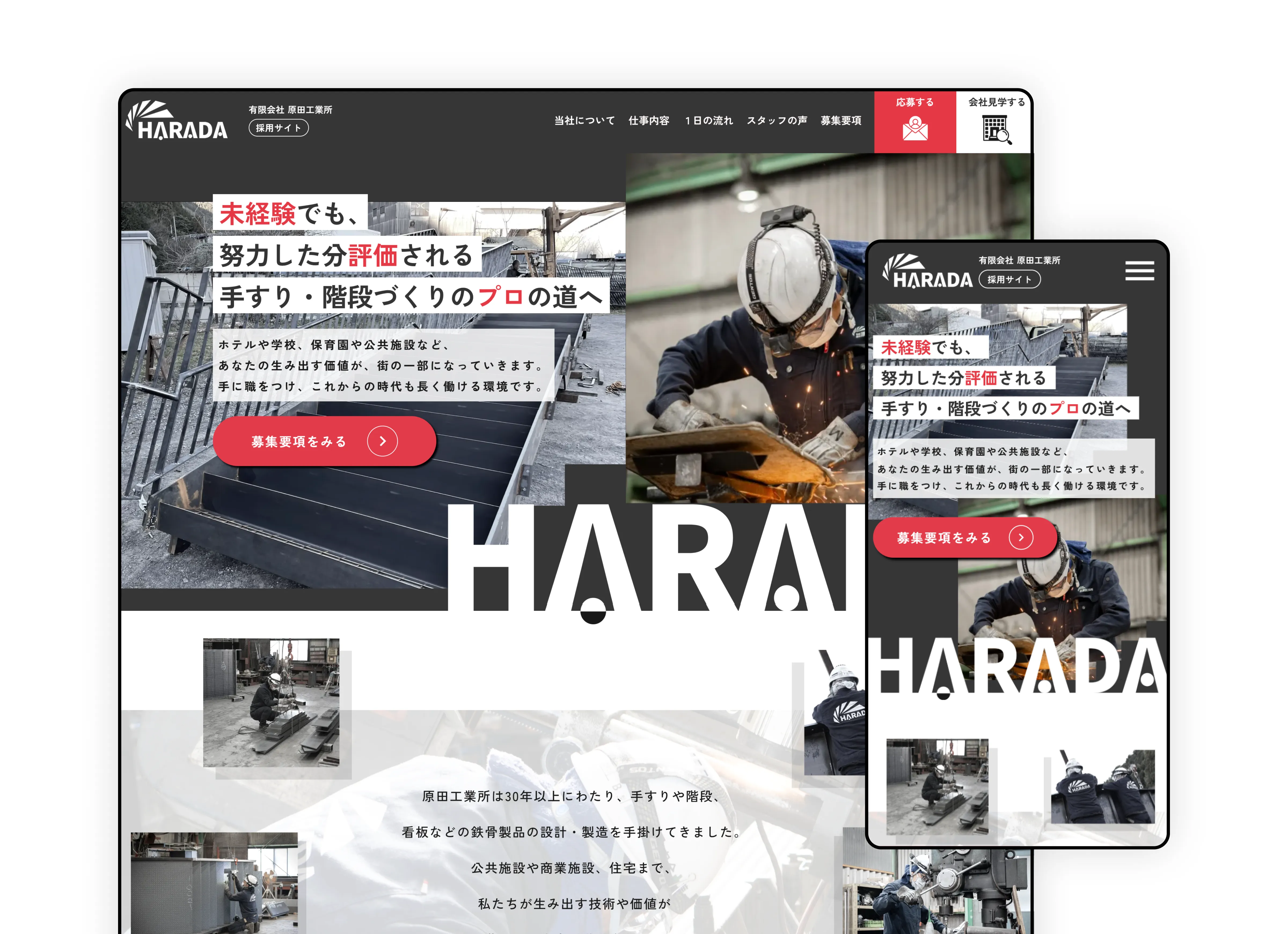 有限会社原田工業所採用サイト