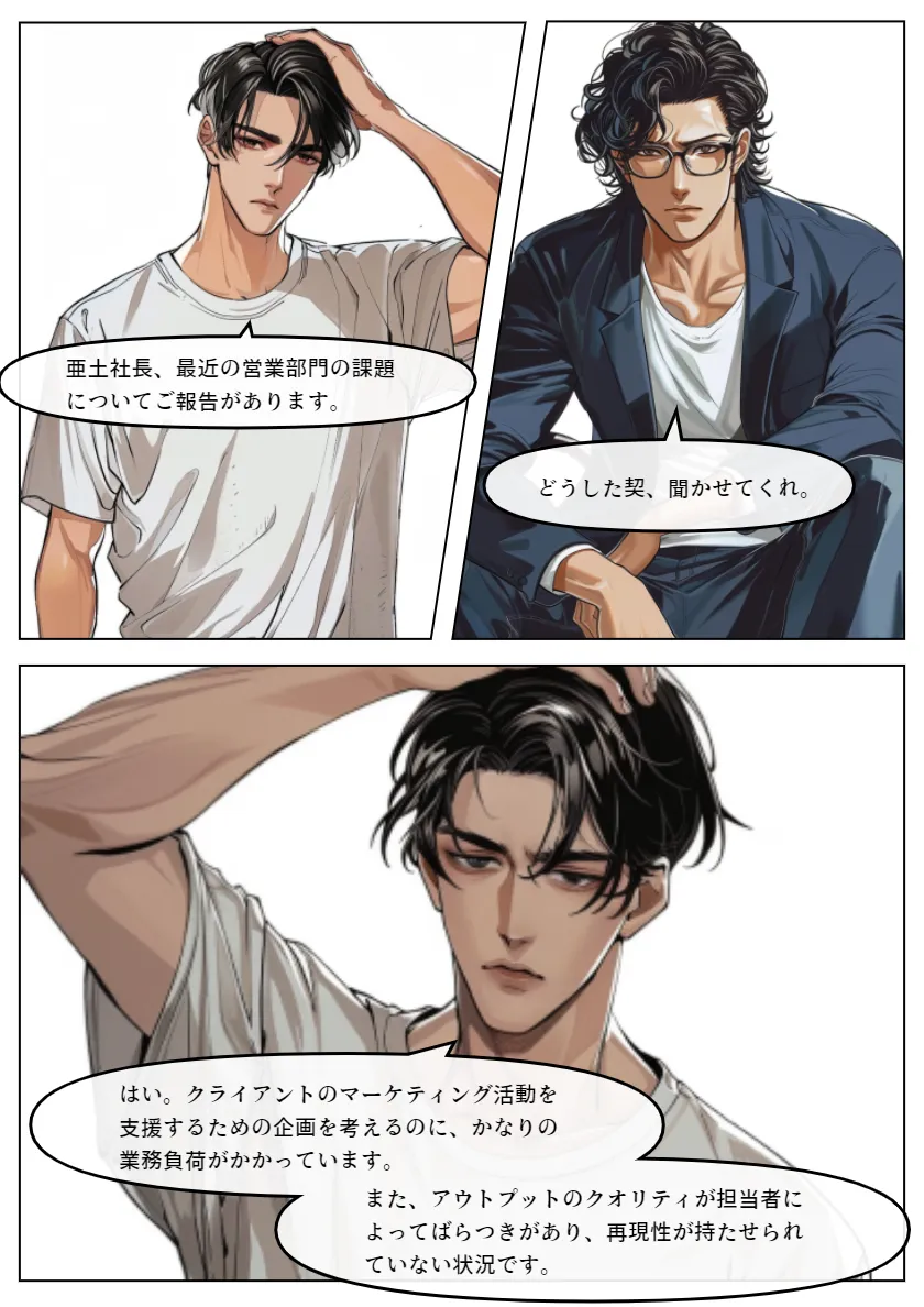 5分で概要理解】マンガでわかるマーケティング特化型生成AI