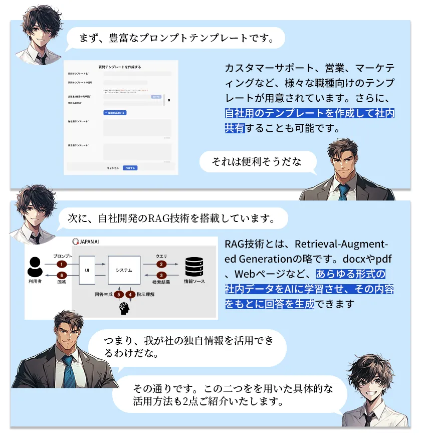 5分で概要理解】マンガでわかる法人向け生成AIサービス『JAPAN AI CHAT
