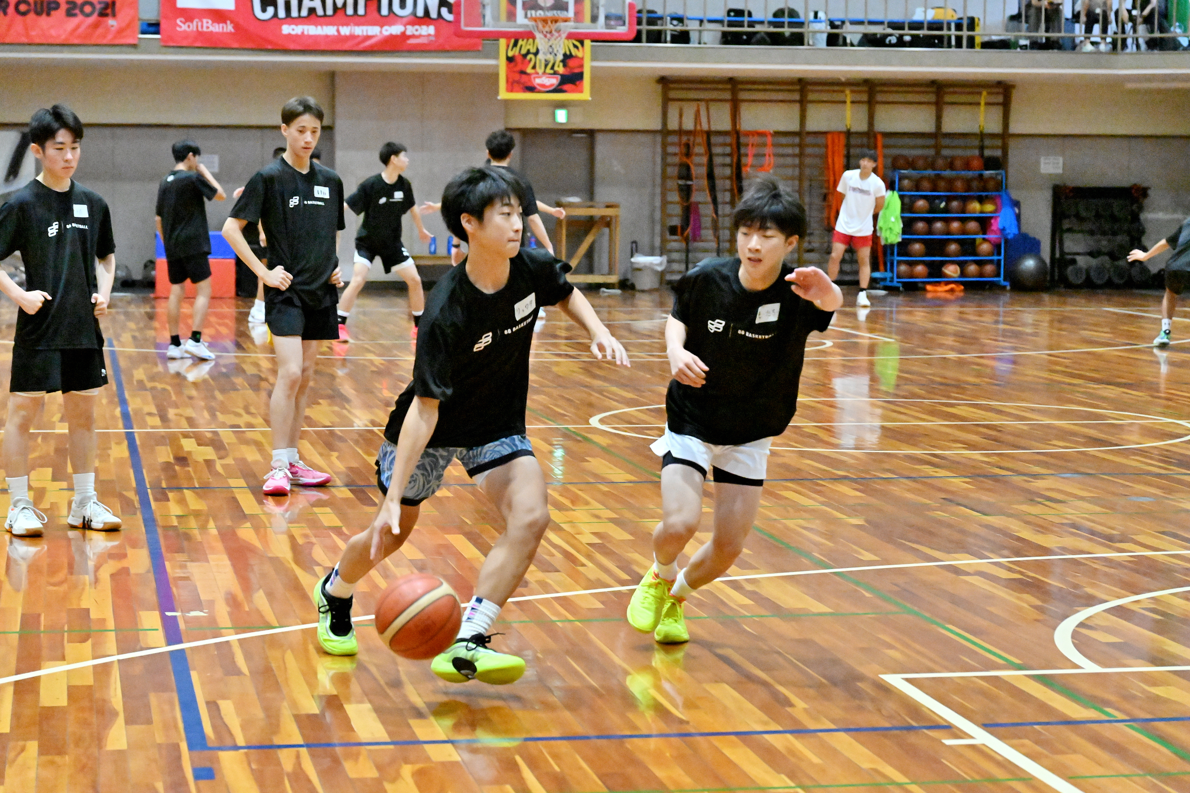 大濠高校　バスケ部　練習着 B2福岡｜特別指定選手】大濠高校2年生の渡邉伶音選手が新加入