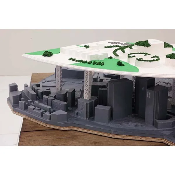 作品紹介 - 会田誠展『GROUND NO PLAN』 《NEO出島》ジオラマ