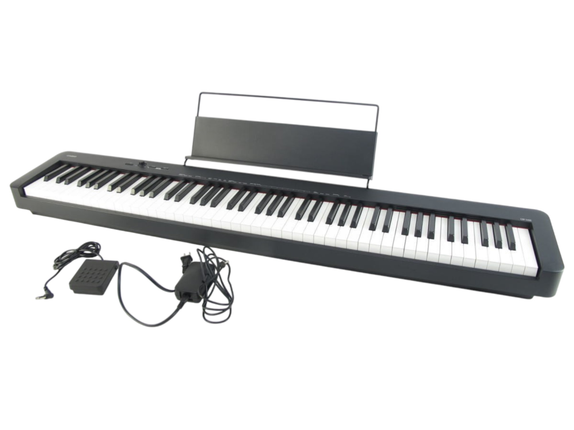 【引き取り限定:茨城県】CASIO 電子ピアノ 黒（CDP-S100）椅子付き CDP-S100BK | CASIO