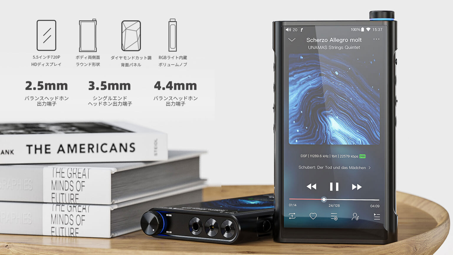 ポータブルデジタルオーディオプレーヤー Fiio M15 デジタルオーディオプレーヤー FiiO M15 レビュー - audio-sound
