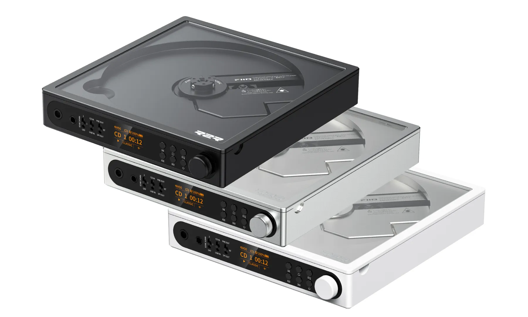 DAC青歯送信機能CD再生機 R2R DM15 FIIO 専用純正ケースセット CD DM15-R2R｜リアルなアナログサウンドを再現する現代的 FiiO ポータブルプレーヤー