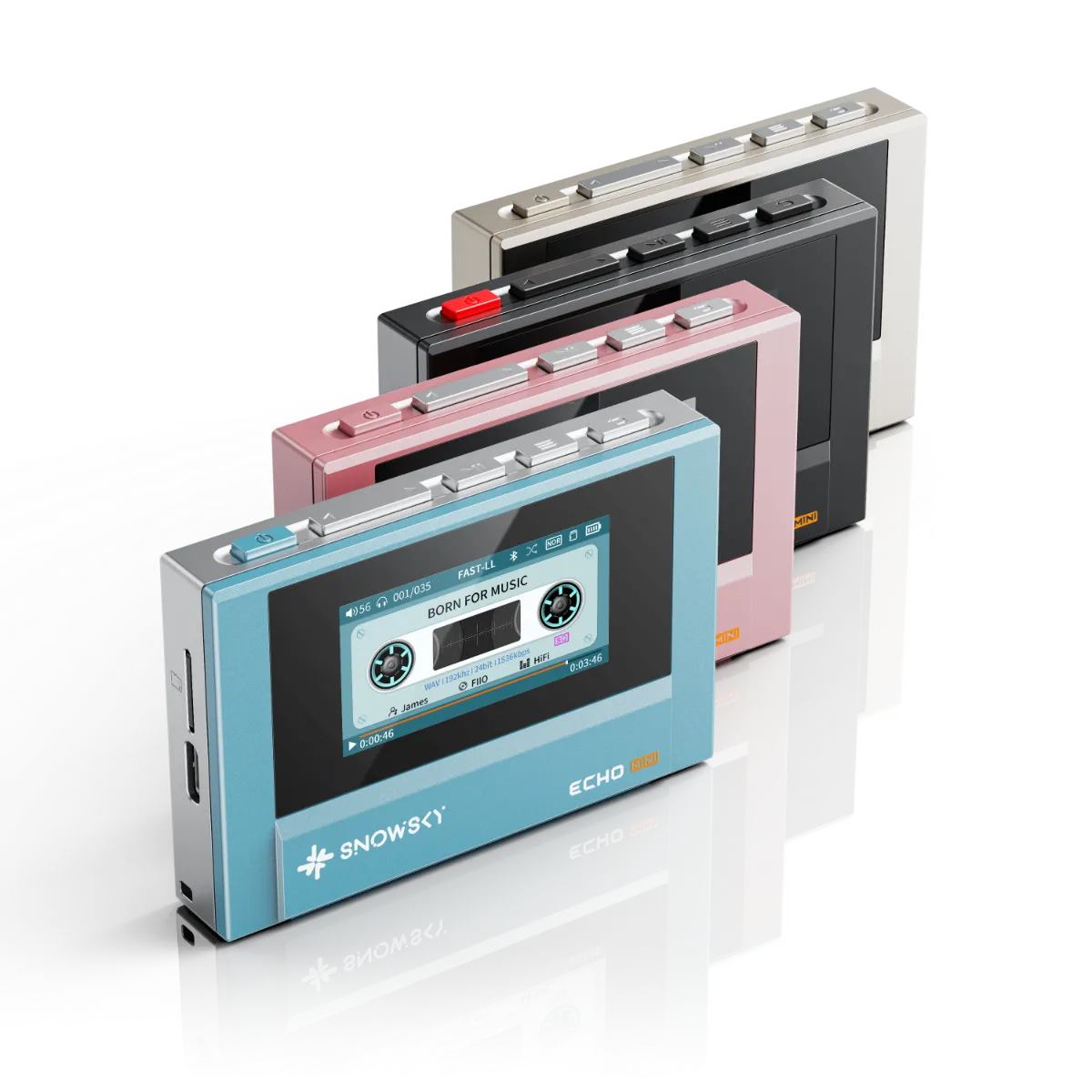 FiiO SKY ECHO MINI ポータブルプレーヤー FIIO Snowsky ECHO MINI Sky Blue [FIO-SSEMINI-L]｜新品通販