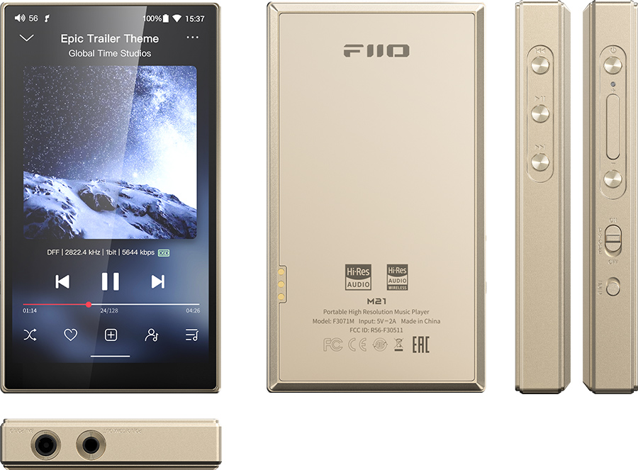 FIIO M21 美品　おまけ付き FIIO M21 ［ハイレゾ対応 / 64GB］ Dark Blue FIO-M21-L