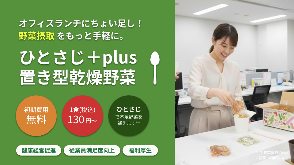 置き型乾燥野菜